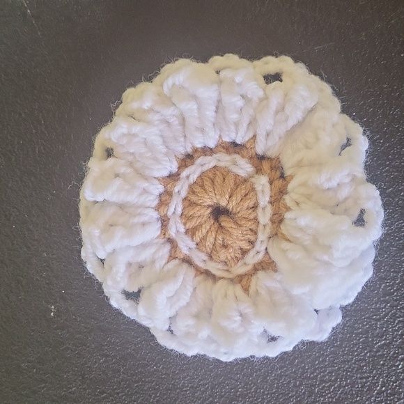 Handmade Crochet Flower Coaster - Picture 1 of 1